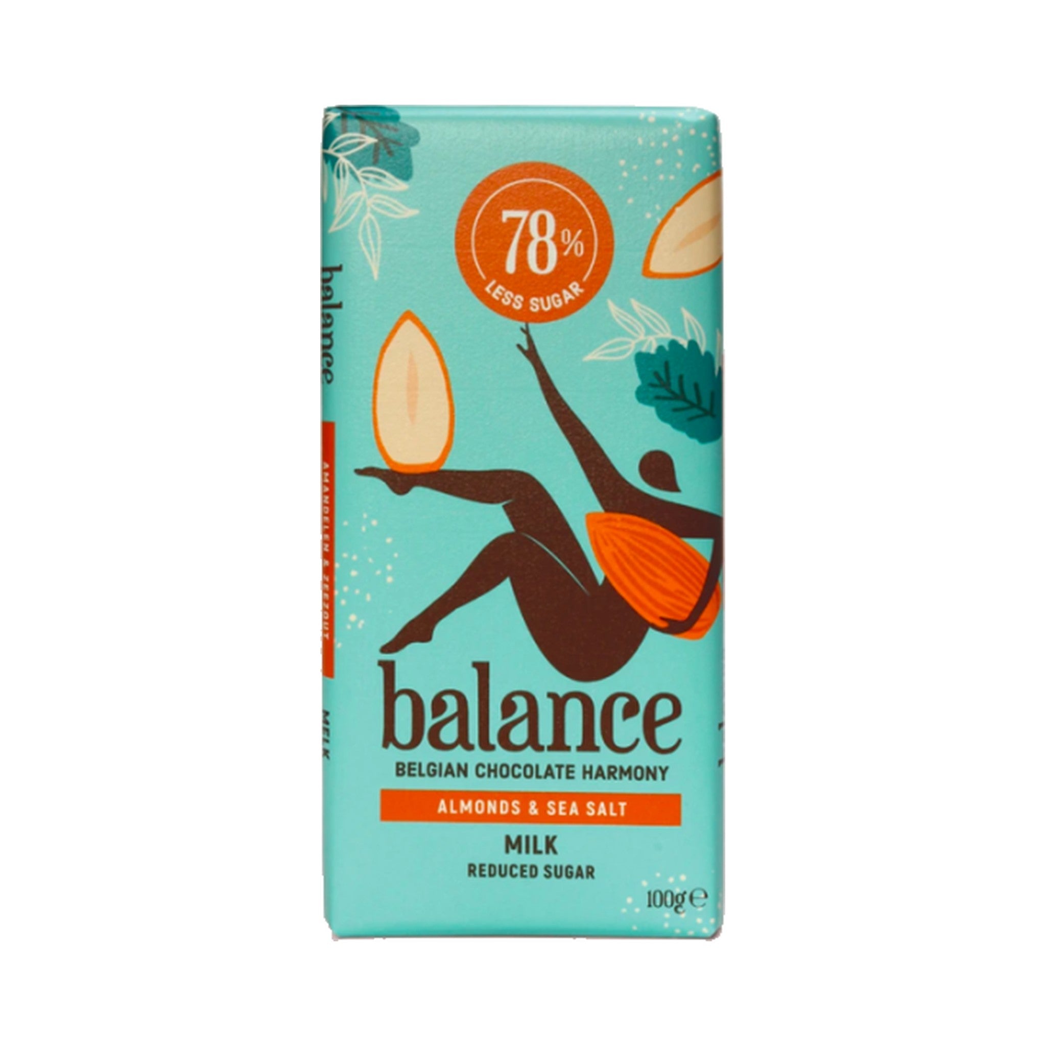 Chocoladereep Amandel zeezout